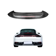 For Porsche 911 2020-2024 Car Modification Bodykit Car 992 Spoiler Car Fixed Rear Wing Carbon Fiber Tail Fin