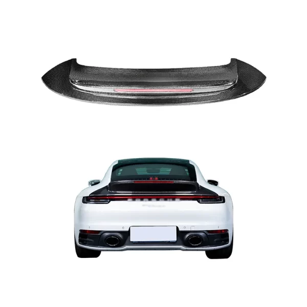 For Porsche 911 2020-2024 Car Modification Bodykit Car 992 Spoiler Car Fixed Rear Wing Carbon Fiber Tail Fin