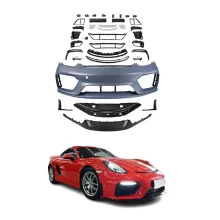 2012-2023 for Porsche Cayman Boxster 981/982/718 GT4 Front Assy Body Kit Fog Light New Upgrades for 981 GT4 2016-2017 982 718 GT