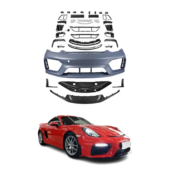 2012-2023 for Porsche Cayman Boxster 981/982/718 GT4 Front Assy Body Kit Fog Light New Upgrades for 981 GT4 2016-2017 982 718 GT