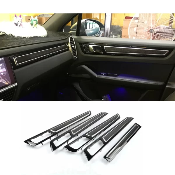 2018-2023  for Cayenne 9Y0 9YA E3 Carbon Fiber Interior Upgrade New Condition Door and Instrument Panel