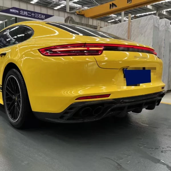 2017-2023 for Porsche  Rear Bumper Lip Kit Carbon Fiber Body Upgrade New Condition-for 971 - Image 3