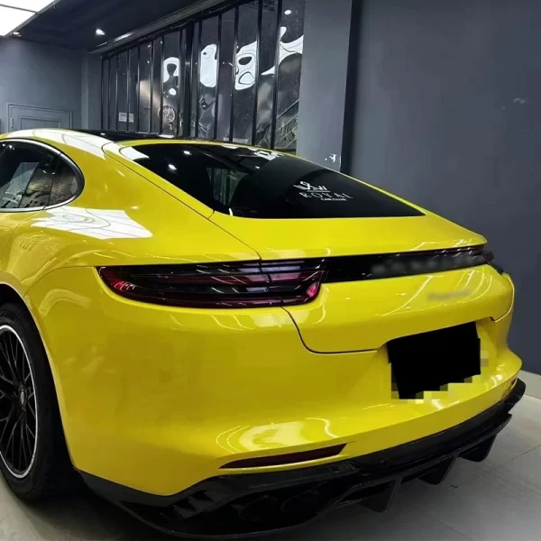 2017-2023 for Porsche  Rear Bumper Lip Kit Carbon Fiber Body Upgrade New Condition-for 971 - Image 4