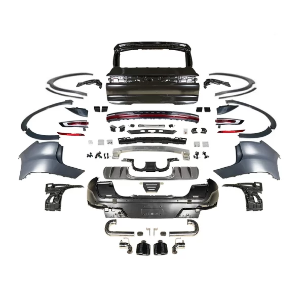 2024 for Porsche Cayenne Turbo GT Body Kit LED Taillights Rear Bumper Upgrade 958 for 2011-2017 Cayenne Includes Fog Light Cut-O - Image 3