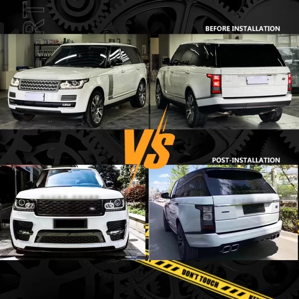 2013-2017 for Range Rover SVO Bodykit Upgrade Kit New Condition Car Modification with Front Bumper Rear Bumper Grille Door Panel - Image 2