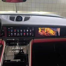 For Porsche Panamera2024-2025 Car Modification Passenger Screen Multimedia Player Upgrade Kit Android GPS Navigation