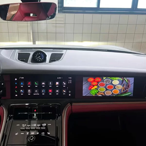 For Porsche Panamera2024-2025 Car Modification Passenger Screen Multimedia Player Upgrade Kit Android GPS Navigation - Image 4