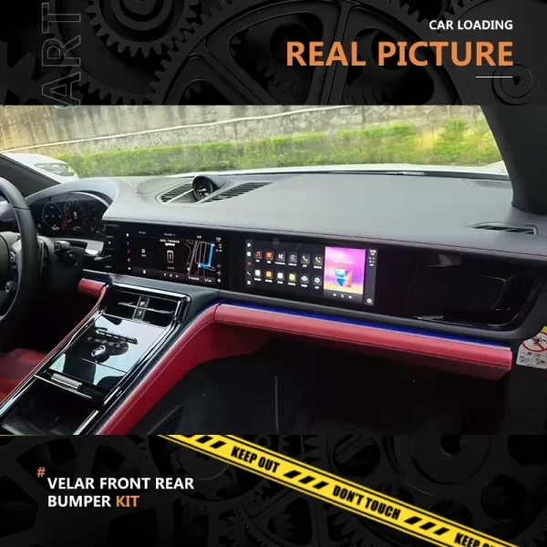 For Porsche Panamera2024-2025 Car Modification Passenger Screen Multimedia Player Upgrade Kit Android GPS Navigation - Image 6