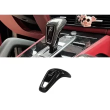 2018-2023  for Cayenne Custom Carbon Fiber Gear Lever Cover New Shift Lever Gear Head