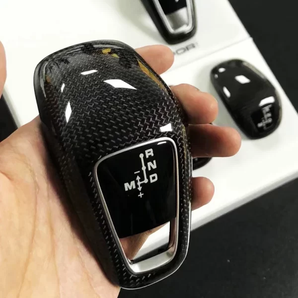 2018-2023  for Cayenne Custom Carbon Fiber Gear Lever Cover New Shift Lever Gear Head - Image 6