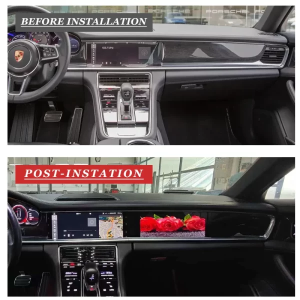 For Porsche Panamera 2017-2023 Car Modification Upgrade Passenger Screen Entertainment Screen Navigation Multimedia Playback - Image 3
