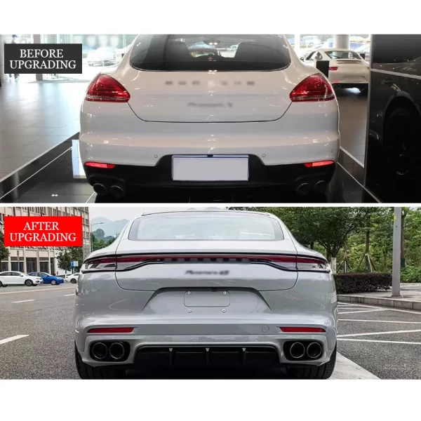 Suitable for Porsche Panamera 970 Upgrade 971 TurboS Rear Bumper Tailgate Taillights 970.1 970.2 Spoiler Body Kit - Image 2