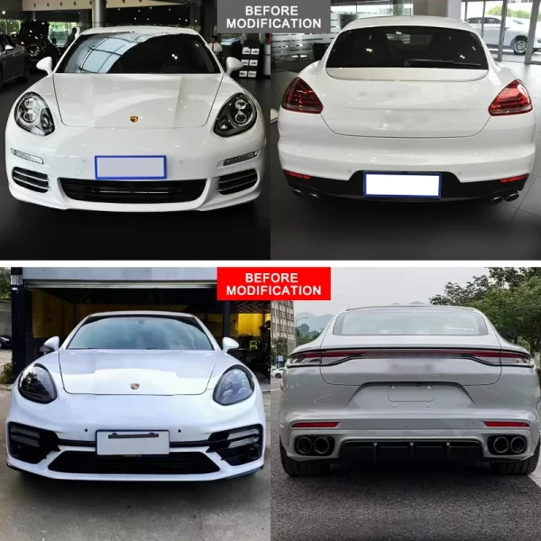Suitable for Porsche Panamera 970 Upgrade 971 TurboS Front Bumper Rear Bumper Tailgate Taillights 970.1 970.2 Spoiler Body Kit - Image 2