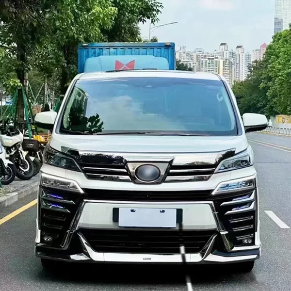 2018 for Toyota Vellfire Body Kits for 2008-2014 for Toyota Alpha Alphard New Car Modification Upgrade LED Headlights Front Rear - Image 3