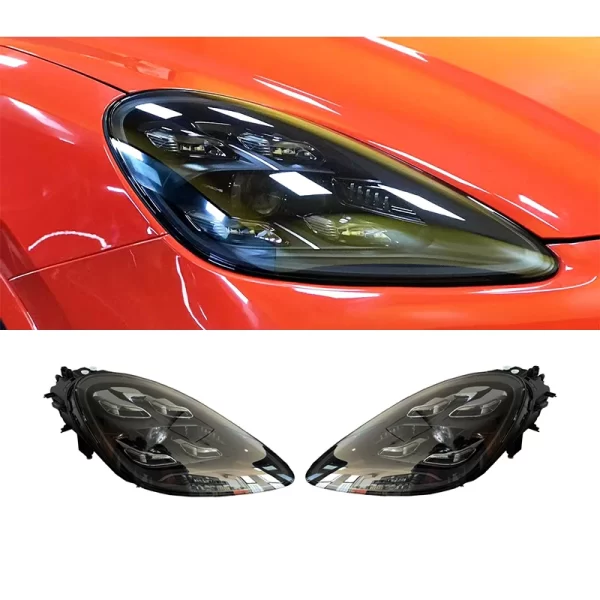 For Porsche Cayenne 2018-2023 Car Modification Upgrade Kit Car Lights LED Modified Headlight - Image 2