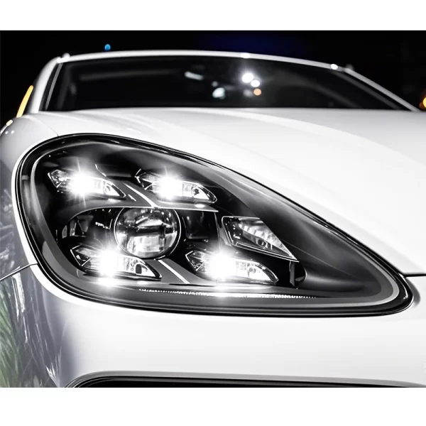 For Porsche Cayenne 2015-2017 Car Modification Upgrade 2023 Car Lights LED Headlight 958 Front Bumper Headlights