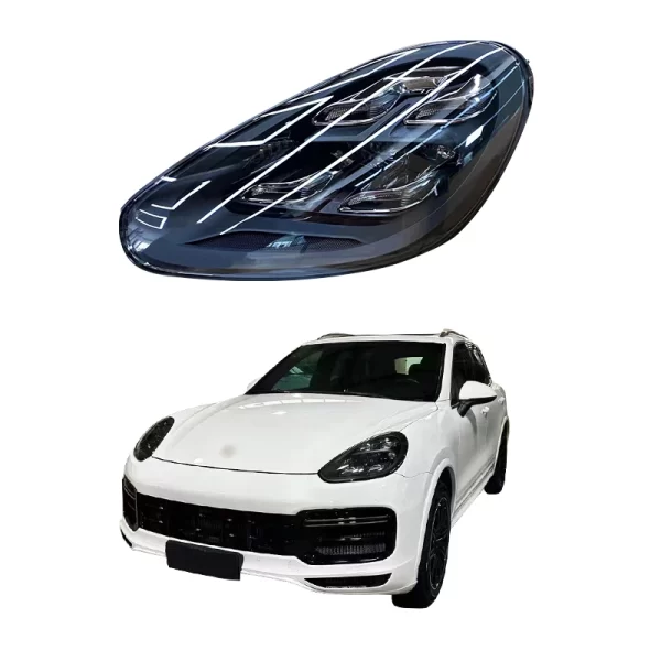 For Porsche Cayenne 2015-2017 Car Modification Upgrade 2023 Car Lights LED Headlight 958 Front Bumper Headlights - Image 2