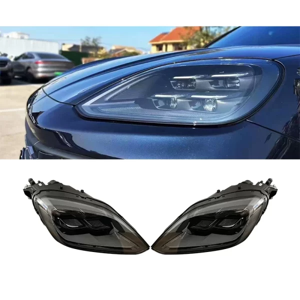 For Porsche Cayenne 2024 Car Modification Front Headlights Car Lights LED Modified Headlight Front Bumper Front Lighting - Image 2