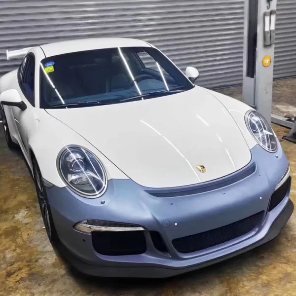 For Porsche 2012-2015 911 GT3 Injection Molded Front Bumper Assembly & Car Grille Body Kit for Upgrade 991 Front Spoiler for Car - Image 4