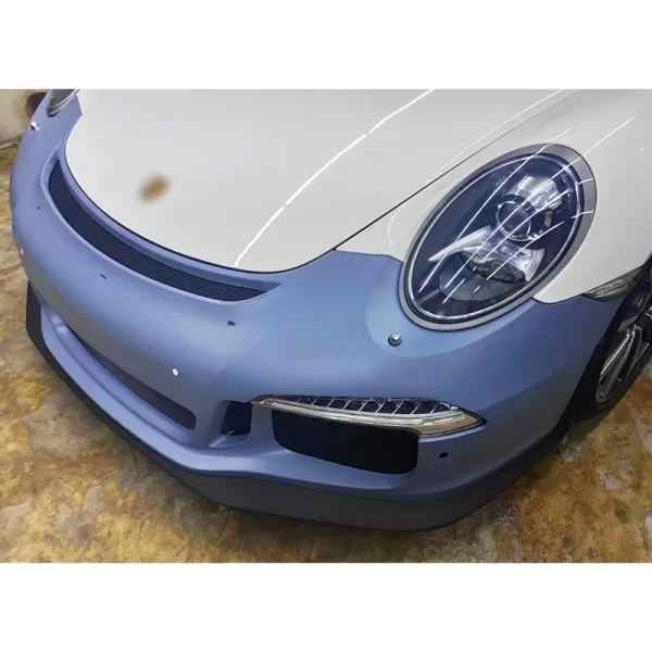 For Porsche 2012-2015 911 GT3 Injection Molded Front Bumper Assembly & Car Grille Body Kit for Upgrade 991 Front Spoiler for Car - Image 5