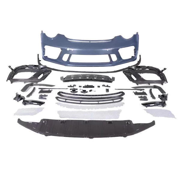 Suitable for Porsche 911 GT3 Front Bumper Assembly Body Kit 991 GT3 pp Injection Molded Front Bumper 991 Front Spoiler for Car - Image 2