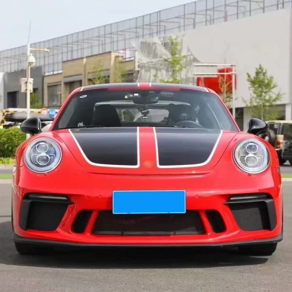 Suitable for Porsche 911 GT3 Front Bumper Assembly Body Kit 991 GT3 pp Injection Molded Front Bumper 991 Front Spoiler for Car - Image 6
