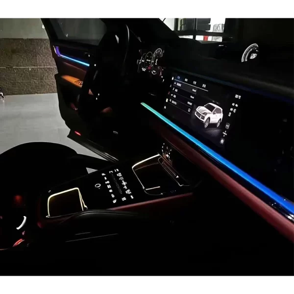 New 2024 for Cayenne Car Interior LED Ambient Lighting System Condition New - Image 2