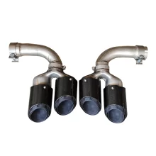 2018-2024  Cayenne Coupe Tailpipe Exhaust Modification Four Outlet Carbon Fiber Throat New Upgrade Type