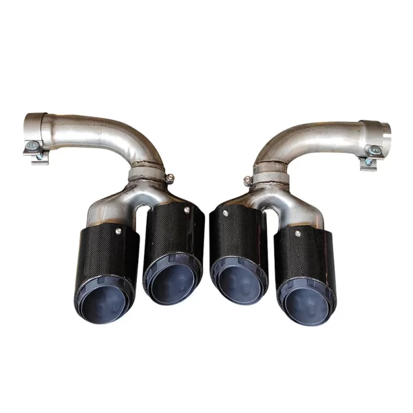 2018-2024  Cayenne Coupe Tailpipe Exhaust Modification Four Outlet Carbon Fiber Throat New Upgrade Type