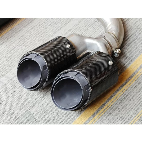 2018-2024  Cayenne Coupe Tailpipe Exhaust Modification Four Outlet Carbon Fiber Throat New Upgrade Type - Image 4
