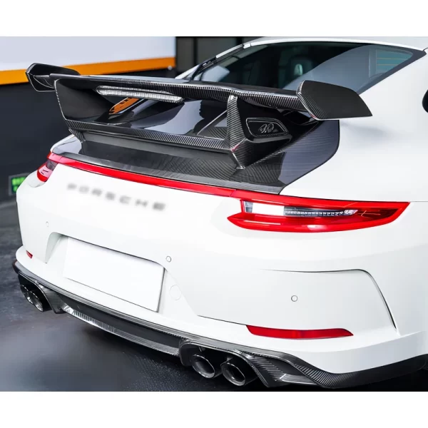 2012-2019  911 Sport Design Spoiler 991 Upgrade GT3 Carbon Fiber Tail Fin Constant Wind Fixed Tail Spoiler New Condition - Image 2
