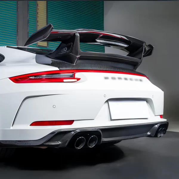 2012-2019  911 Sport Design Spoiler 991 Upgrade GT3 Carbon Fiber Tail Fin Constant Wind Fixed Tail Spoiler New Condition - Image 3
