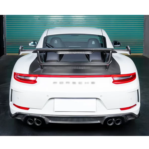 2012-2019  911 Sport Design Spoiler 991 Upgrade GT3 Carbon Fiber Tail Fin Constant Wind Fixed Tail Spoiler New Condition - Image 4