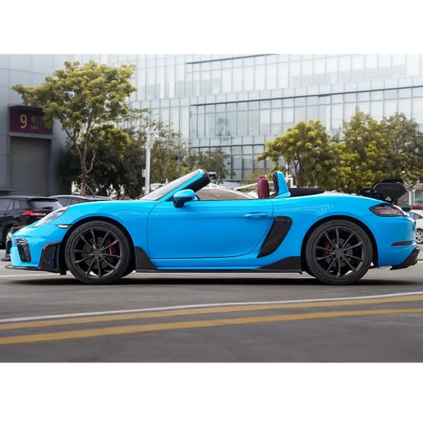 New Upgrade Carbon Fiber Intake Grille  718 GT4 RS 718 982 Cayman Boxster GT4 RS Side Leaf Panel Air Intake Mask New - Image 5