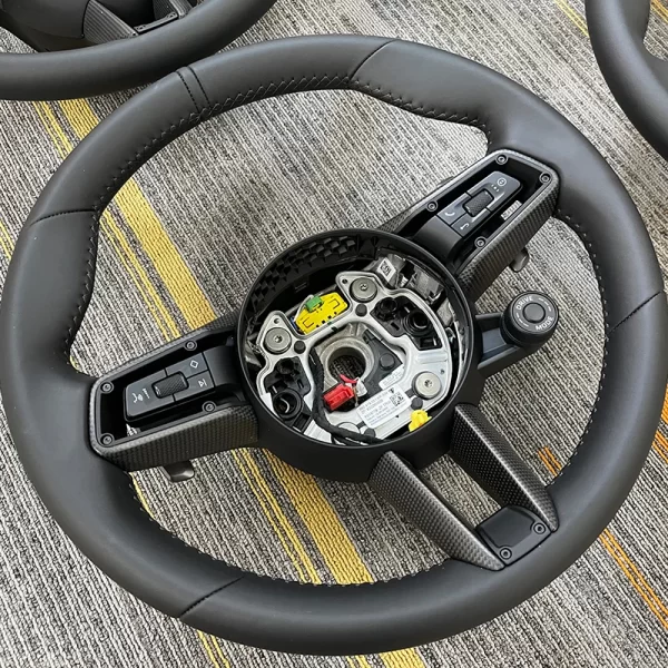 2024  Cayenne GT Carbon Fiber Steering Wheel Assembly New Condition Upgrade for Panamera 971 Macan 911 992 - Image 2