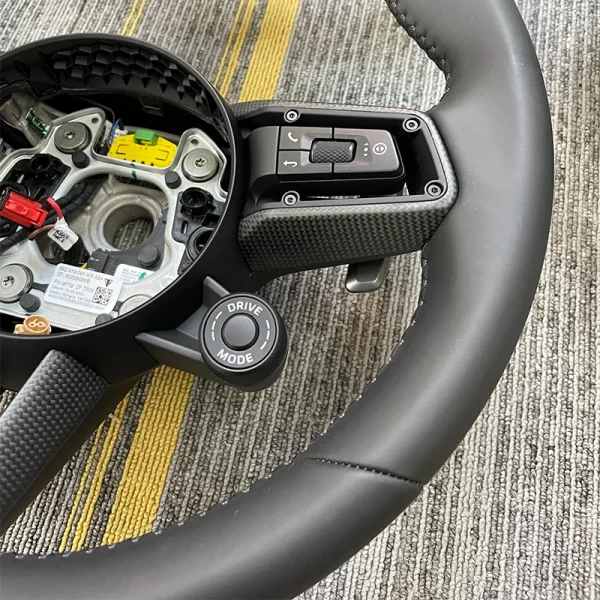 2024  Cayenne GT Carbon Fiber Steering Wheel Assembly New Condition Upgrade for Panamera 971 Macan 911 992 - Image 5
