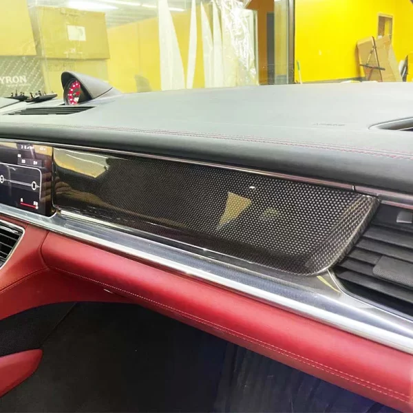 2017-2021  Panamera 971.1 Carbon Fiber Interior Panel New Condition Instrument Panel and Door Panel - Image 3