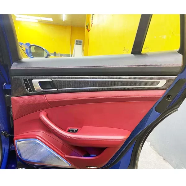 2017-2021  Panamera 971.1 Carbon Fiber Interior Panel New Condition Instrument Panel and Door Panel - Image 4