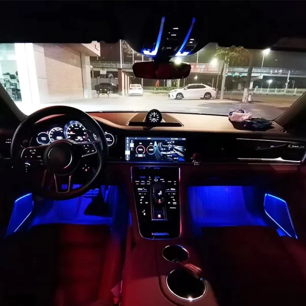 2017-2023  Panamera 971 Atmosphere Lights Interior Ambient Lighting Door Contour Lights Headlight New Upgrade Type - Image 5