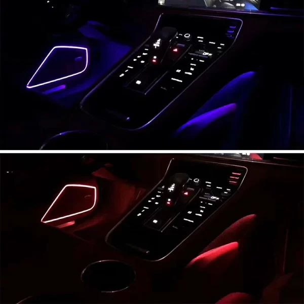2017-2023  Panamera 971 Atmosphere Lights Interior Ambient Lighting Door Contour Lights Headlight New Upgrade Type - Image 6