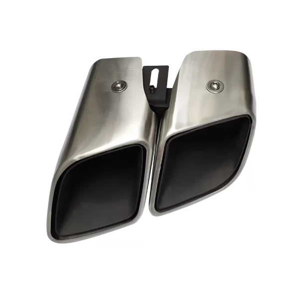 2017-2023  Panamera 971 Upgrade Titanium Turbo Exhaust Pipes Muffler Tips and Tail Pipe with Black Style - Image 4