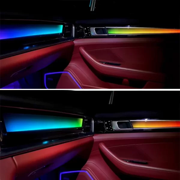 2017-2023  Panamera 971 Atmosphere Lights Interior Ambient Lighting Door Contour Upgrade New Condition - Image 4