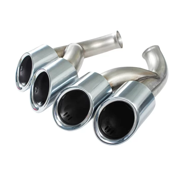2015-2017  Cayenne 958 Tailpipe Exhaust Modification Four Outlet Tail Throat Exhaust Pipe New Upgrade Type - Image 4