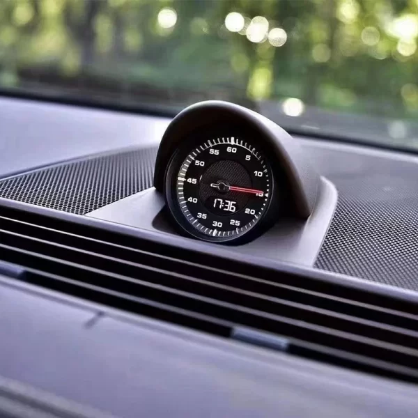 Upgrade Interior Dashboard Time Electronic Accessory Car Stopwatch Meter Clock for Porsche Panamera 2017-2023 - Image 3