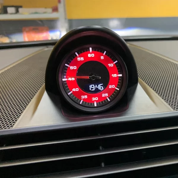 Upgrade Interior Dashboard Time Electronic Accessory Car Stopwatch Meter Clock for Porsche Panamera 2017-2023 - Image 5