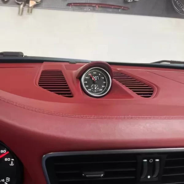 For Porsche 2016-2019 911 Carrera 991 Car Dashboard Speedometer Clock Stopwatch Console with Black Red White Yellow Clock - Image 5
