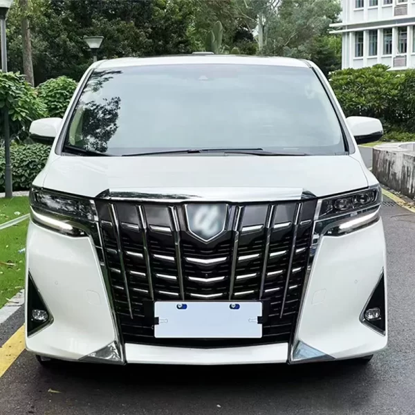 2018 for Toyota Alpha LED Headlight Front Rear Bars Car Modification Upgrade LED Headlight Fog Light Cayenne Bumper for 2003-200 - Image 3