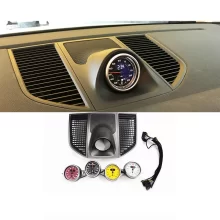 Applicable to Car Stopwatch Meter Clock for Porsche Macan 2014-2023 Interior Dashboard Time Electronic Timer Dial