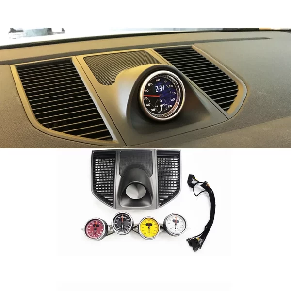 Applicable to Car Stopwatch Meter Clock for Porsche Macan 2014-2023 Interior Dashboard Time Electronic Timer Dial
