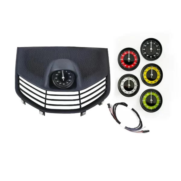 For Porsche 2020-2023 Taycan Car Dashboard Speedometer Clock Stopwatch Console with Black Red White Yellow Clock 9J1 - Image 2